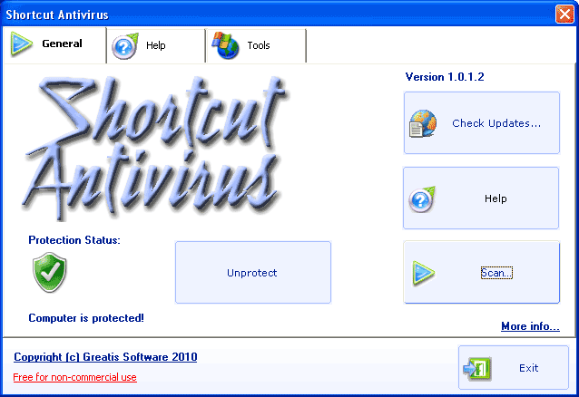 Shortcut Antivirus software