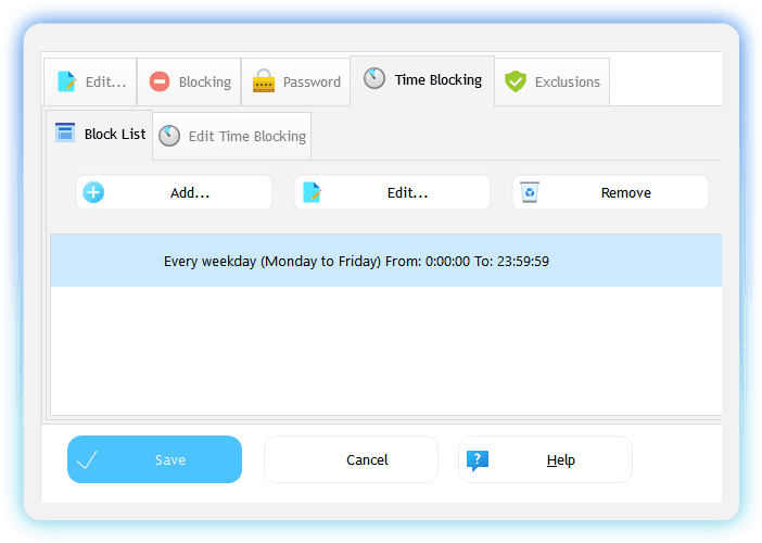 A1RunGuard Block Process by Time