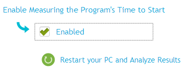 Enable Measuring the Program′s Time to Start