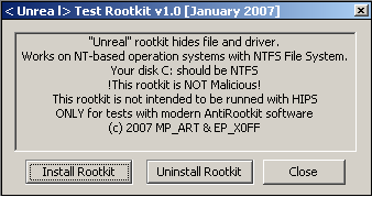 Unreal rootkit removal story