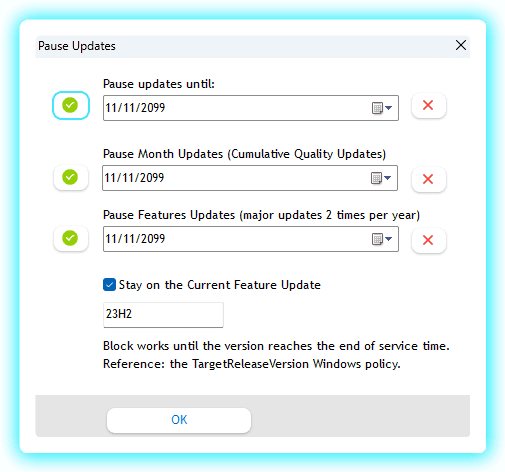 Windows Updates - Soft Block