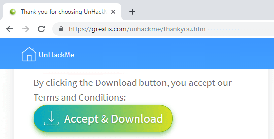 Accept downloading