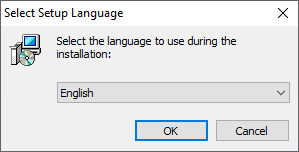 choose the language of installation