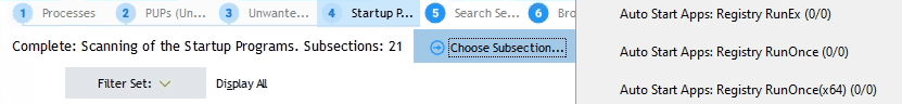 choose subsection