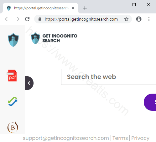 Remove GETINCOGNITOSEARCH.COM search hijacker