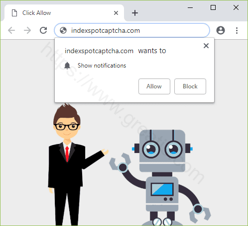 Remove INDEXSPOTCAPTCHA.COM pop-up ads