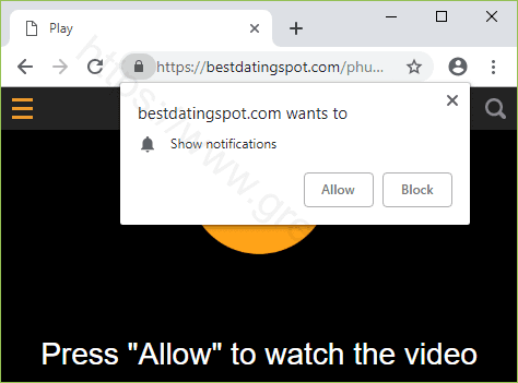 Remove BESTDATINGSPOT.COM pop-up ads