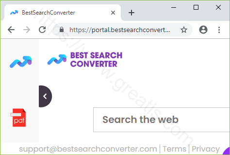 Remove BESTSEARCHCONVERTER.COM search hijacker