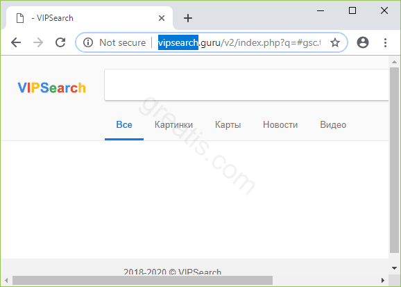 Remove VIPSEARCH.GURU search hijacker