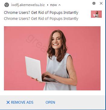 Remove AKEMEWELSU.BIZ pop-up ads