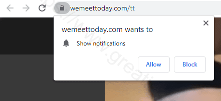 Remove WEMEETTODAY.COM pop-up ads