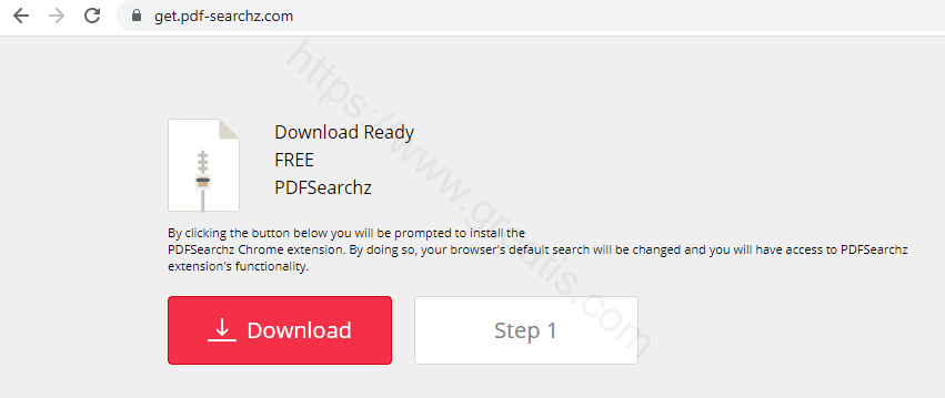 Remove GET.PDF-SEARCHZ.COM pop-up ads