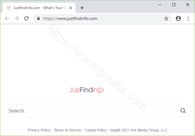 Remove JUSTFINDINFO.COM search hijacker