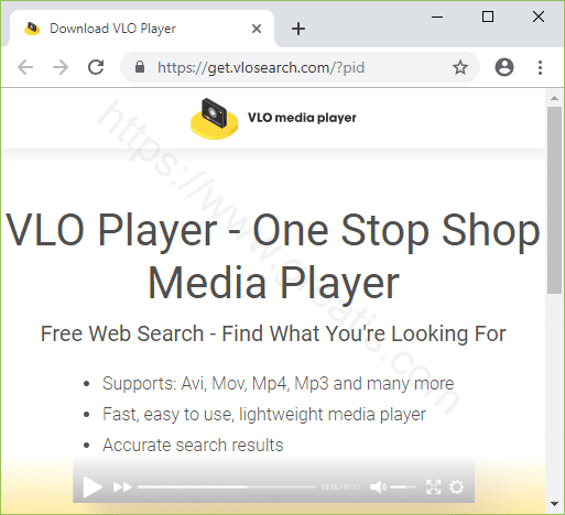Remove VLOSEARCH.COM pop-up ads
