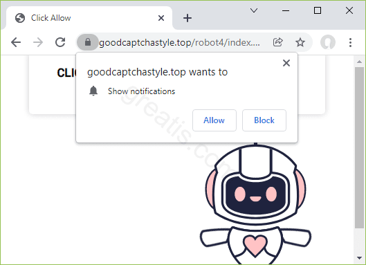 How to get rid of GOODCAPTCHASTYLE.TOP virus