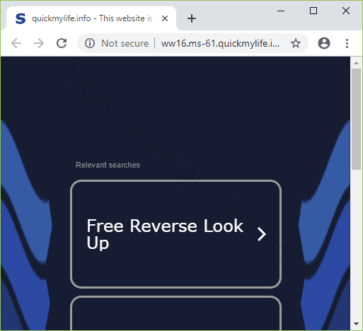 Remove MS-61.QUICKMYLIFE.INFO pop-up ads