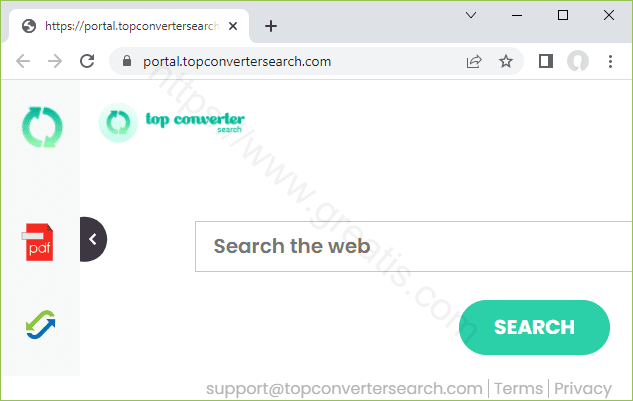 Remove TOPCONVERTERSEARCH.COM search hijacker