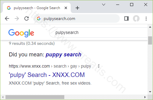 Remove PULPYSEARCH.COM search hijacker