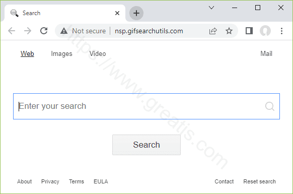 Remove NSP.GIFSEARCHUTILS.COM search hijacker