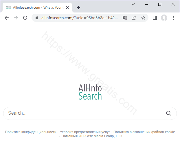 Remove ALLINFOSEARCH.COM search hijacker