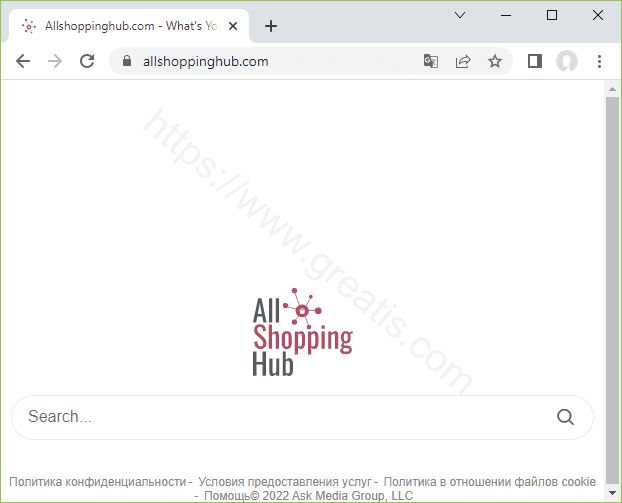 Remove ALLSHOPPINGHUB.COM search hijacker