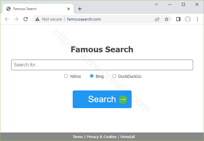 Remove FAMOUSSEARCH.COM search hijacker