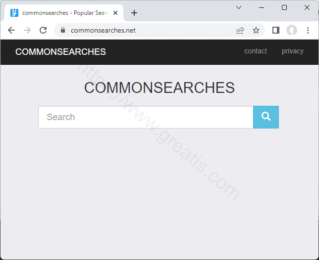 Remove COMMONSEARCHES.NET search hijacker