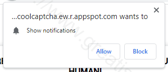 How to get rid of JUSTCOOLCAPTCHA.EW.R.APPSPOT.COM virus