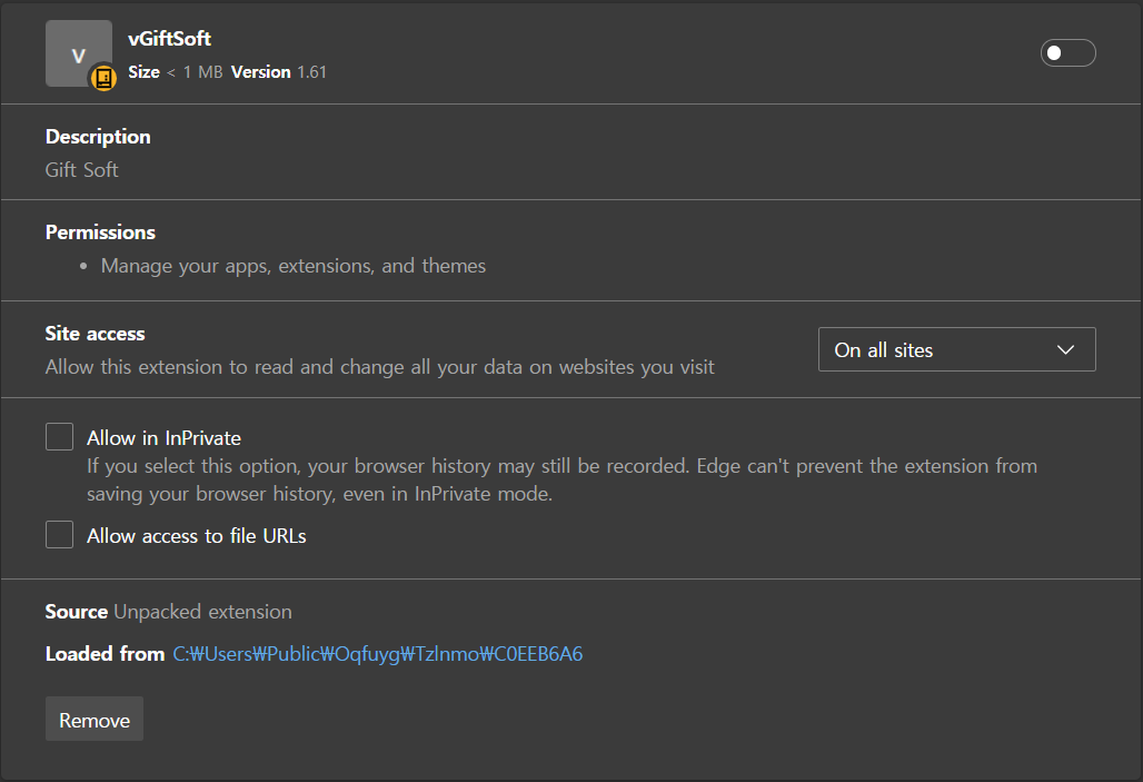 Edge & chrome redirect hijack  Extension which is can not delete